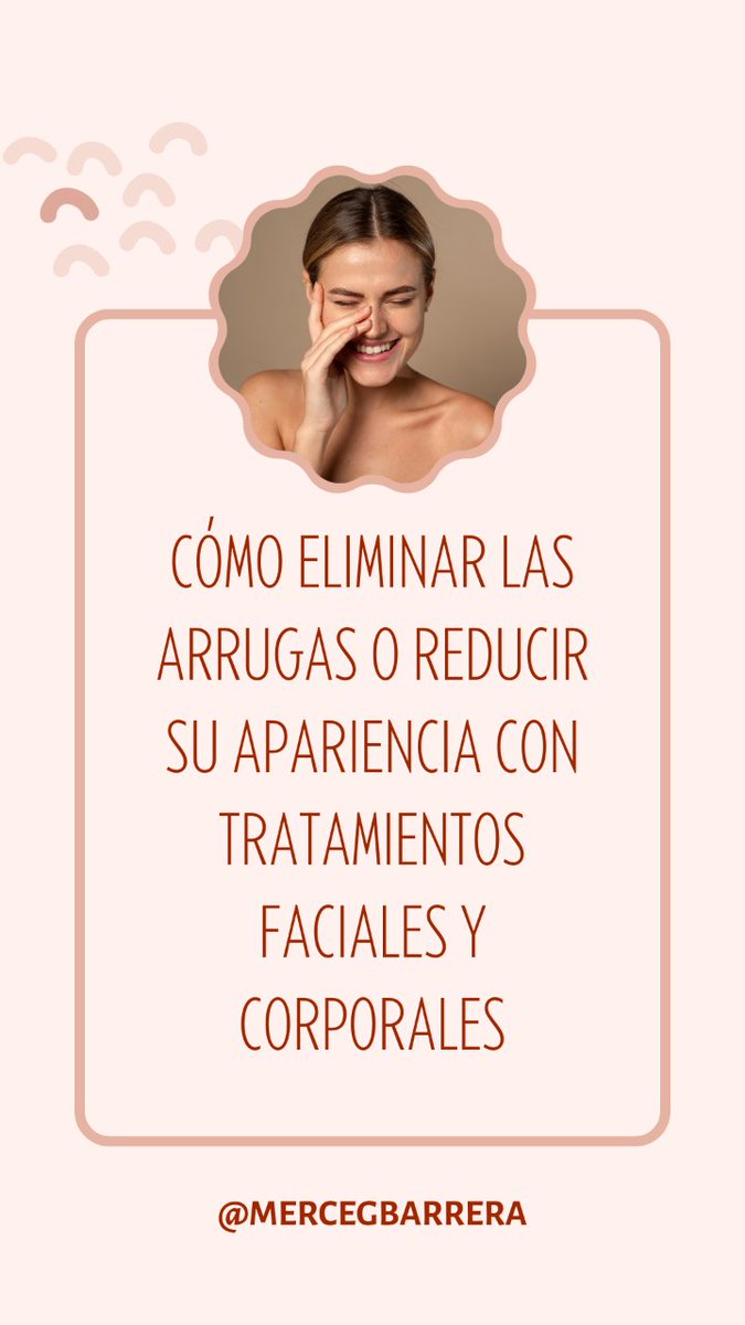 mercegbarrera's tweet photo. Aunque no existe una solución definitiva, te cuento cómo eliminar las arrugas utilizando diversos tratamientos faciales y corporales.
https://t.co/VZIH4cPucA https://t.co/KL3CWKPyFN