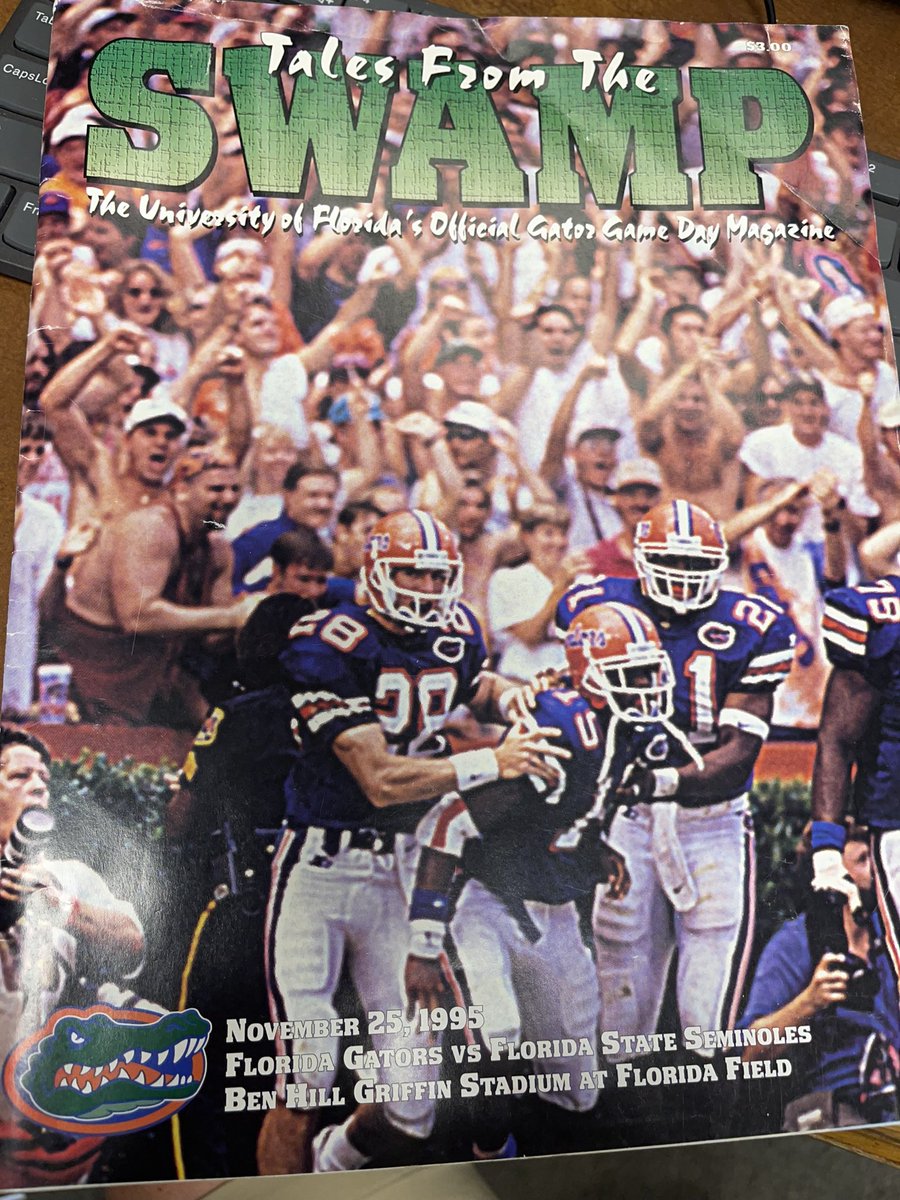 WilliamDuke67's tweet image. Helping my Dad clean out some items…found this in his desk drawer like he put it there yesterday! He’s almost 88 and loves @GatorsFB
