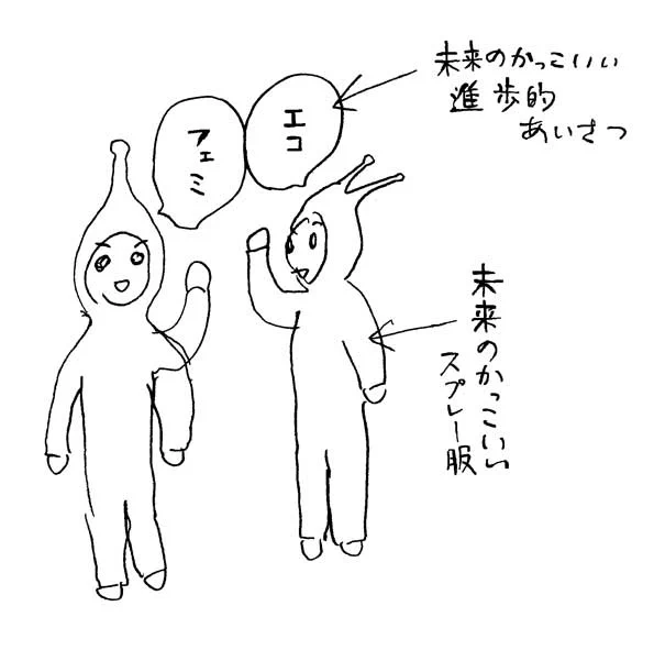 とんでもねえ落書きが出てきた  (2019年1月に友人と未来を予測した時のもの)