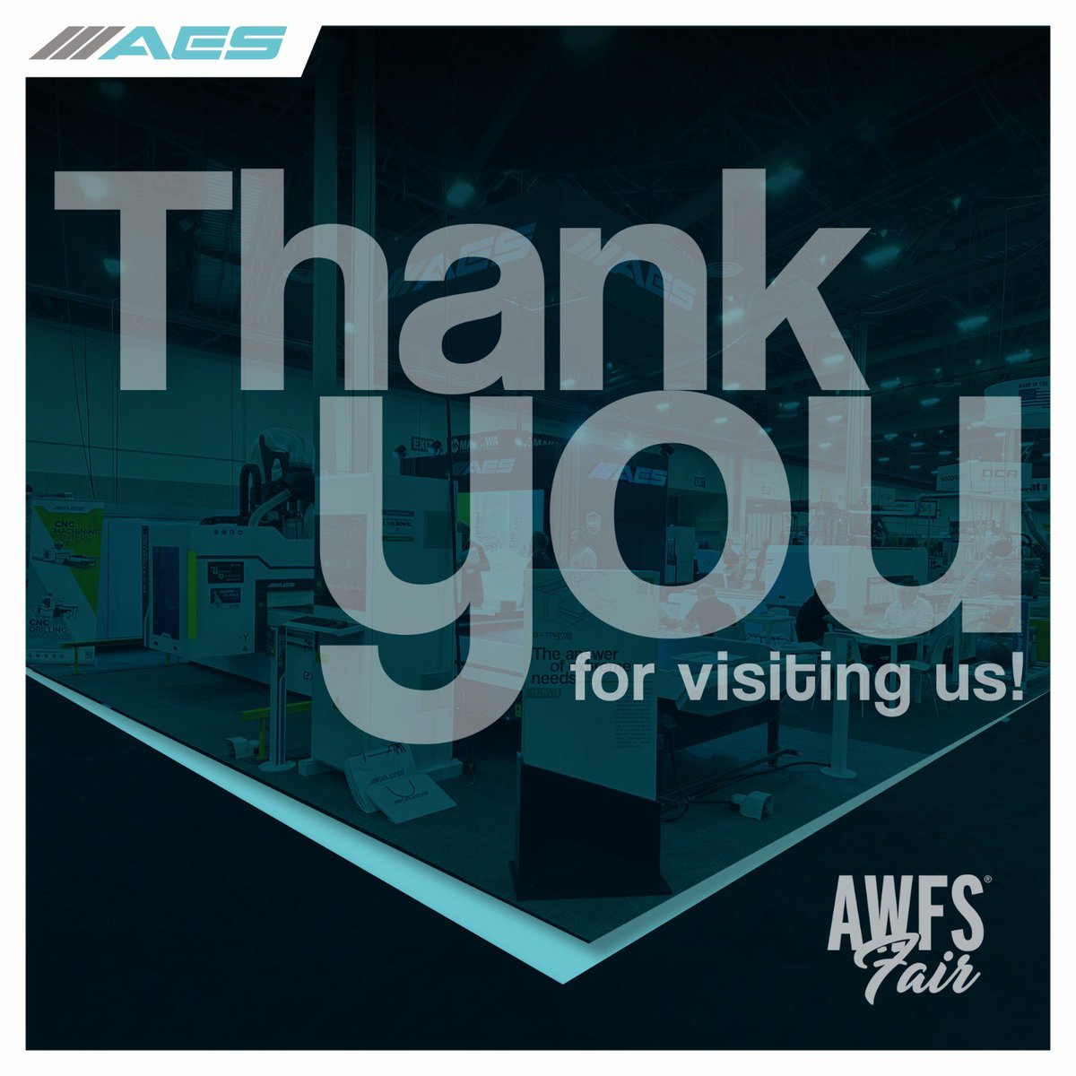 AESGROUPMACHINE's tweet photo. As AES Group, we are proud to have successfully completed the AWFS Las Vegas exhibition, which we attended between July 25 - 28 under the roof of AES America.
 🇺🇸AES AMERICA INC. +1 704 817 7037  #aes #aesgroup #woodworkingmachines #awfsfair #awfs 

@AWFSFair https://t.co/RtFtKJ0luj