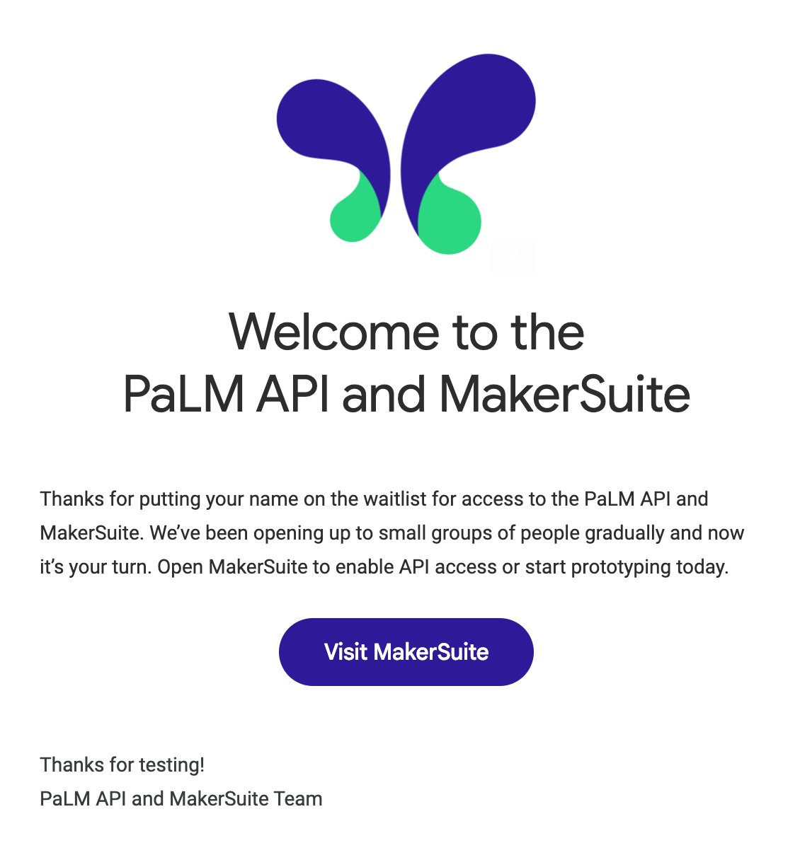 EseralLabs's tweet image. Play time! 
"PaLM API & MakerSuite: an approachable way to start prototyping and building generative AI applications"
Let's see if the announcement fits the product.
🫡🤓🦾
#palmapi #makersuite #palm #googleai