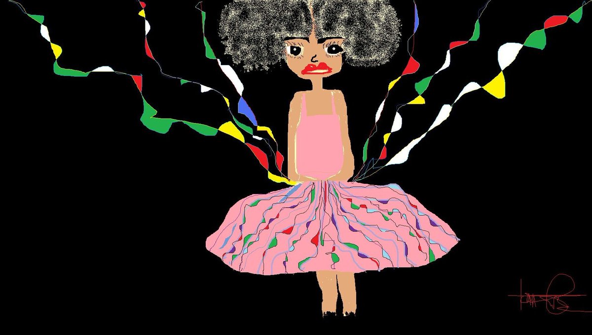 ToyaMGibson1's tweet image. Digital Art Title: Scarah
##nftart #meangirls #heartproblems