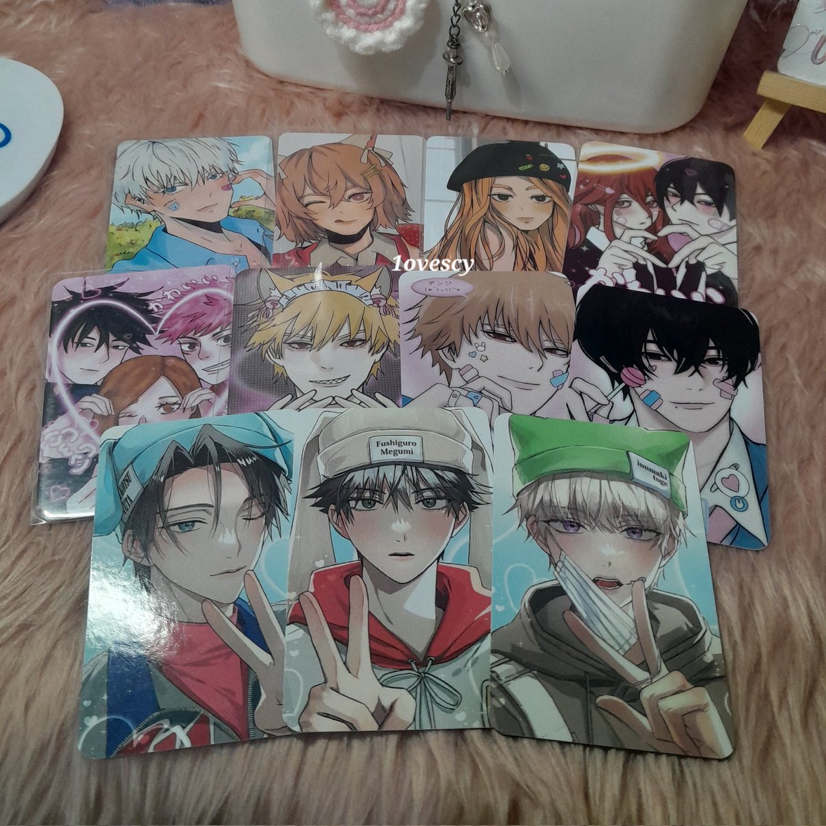 1ovescy's tweet photo. wts lfb ph #elizells 

  ☆ anipoca jjk csm tokrev 6baji 
littlenecron ma0du kukpike pc 

1000 php for all + pf , can lf kahati
can ship to different addresses !

help rt po thank you 🫶🏻 https://t.co/POgmBt1l9u