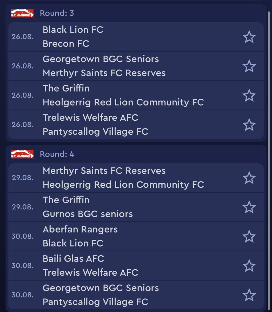 Merthyr_AFL's tweet image. As the first few rounds of fixtures have gone live on COMET and referees start to accept fixtures can we please remind home teams to enter their match day colours so we can avoid kit clashes! #MTAFL