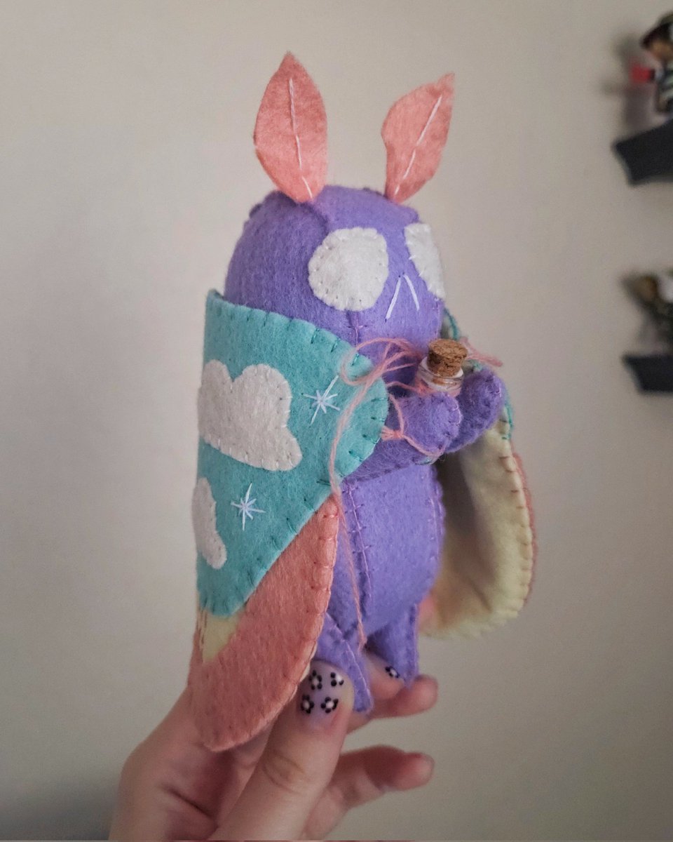 pastel sky moths are one of my favorites to make ☁️✨️