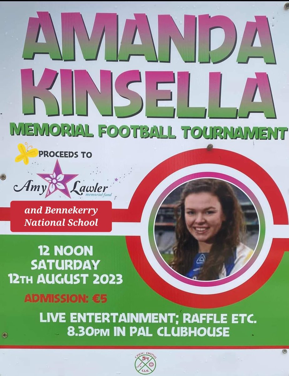 bennekerryns's tweet photo. The community will gather this Saturday in @PalatineGAA club to remember our dear past pupil Amanda. All support greatly appreciated as we look forward to celebrating Amanda’s memory with her family, friends and football club, school and college mates. #RememberingAmanda https://t.co/7Km8kYFYxF