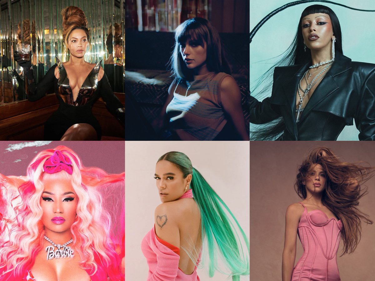 For the first time ever only female artists have been nominated for Artist of the Year at the VMAs.