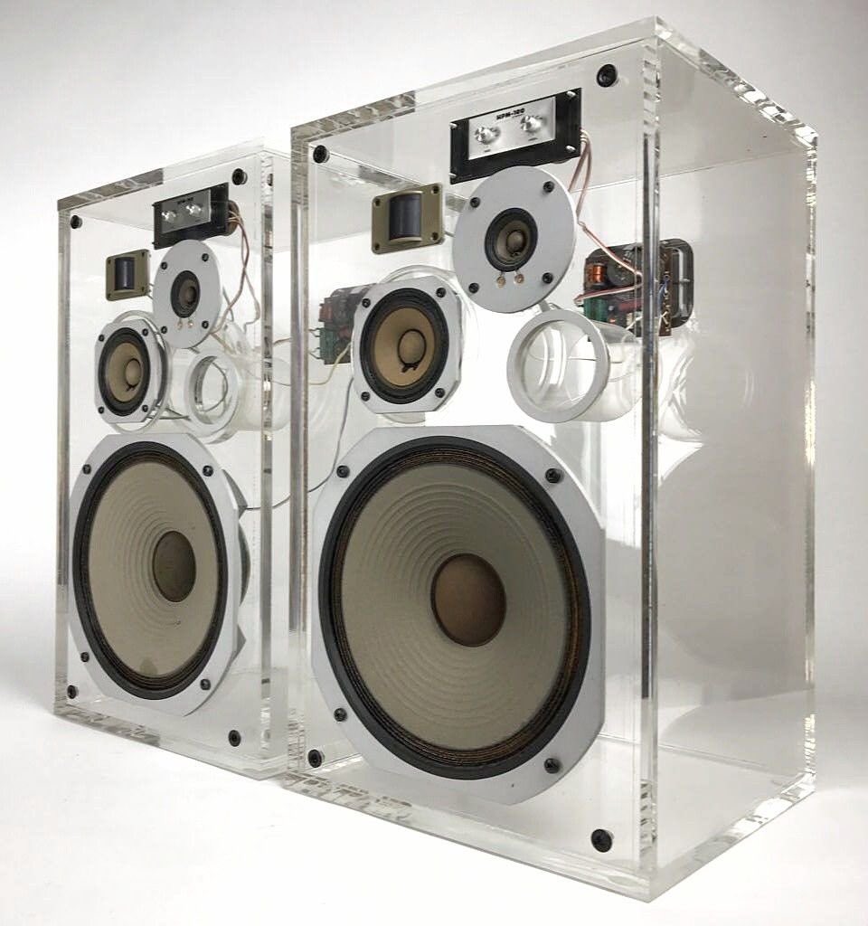 Transparent Turntable &amp; Speakers by J.A. Michell Engineering (1965) 🔊