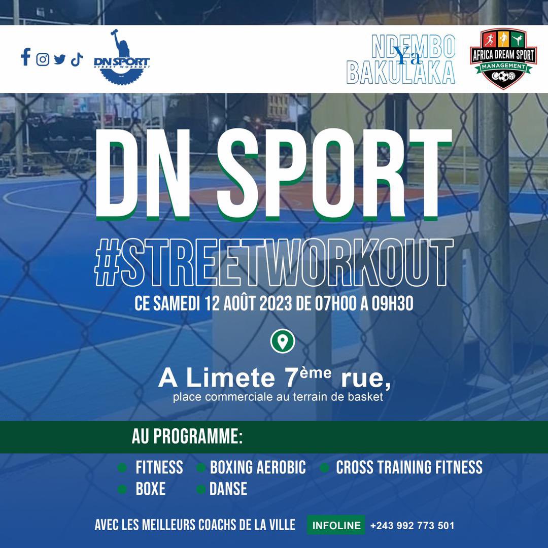 ADS_Mngmt's tweet photo. @Dnsport2 marque sa présence dès ce samedi 12 août 2023 à partir de 7h avec du #StreetWorkOut

#NdemboYaBakulaka ce n'est pas que du #Basketball, c'est bien plus que ça
Un cadeau signé @ADS_Mngmt #NYB2K23
@Rawbank_sa @BracongoSa #Youzou #Paani https://t.co/zOroaeQHe4