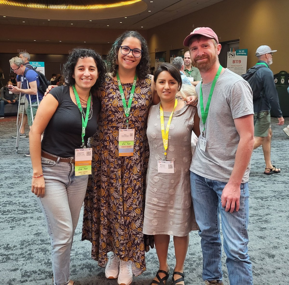 The <a href="/Agroecology_UVM/">UVM Institute for Agroecology</a> familia at #ESA2023 🌱