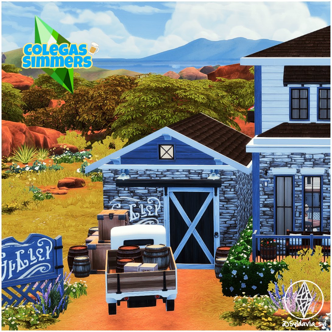 Syldavia_syl's tweet image. Unas fotitos que compartí por IG de las Bodegas Grape, el reto  mensual de #ColegasSimmers 
Tenéis el Speed Build en el canal 👇

youtu.be/QBmPtT0Sadc

#TheSims4HorseRanch
