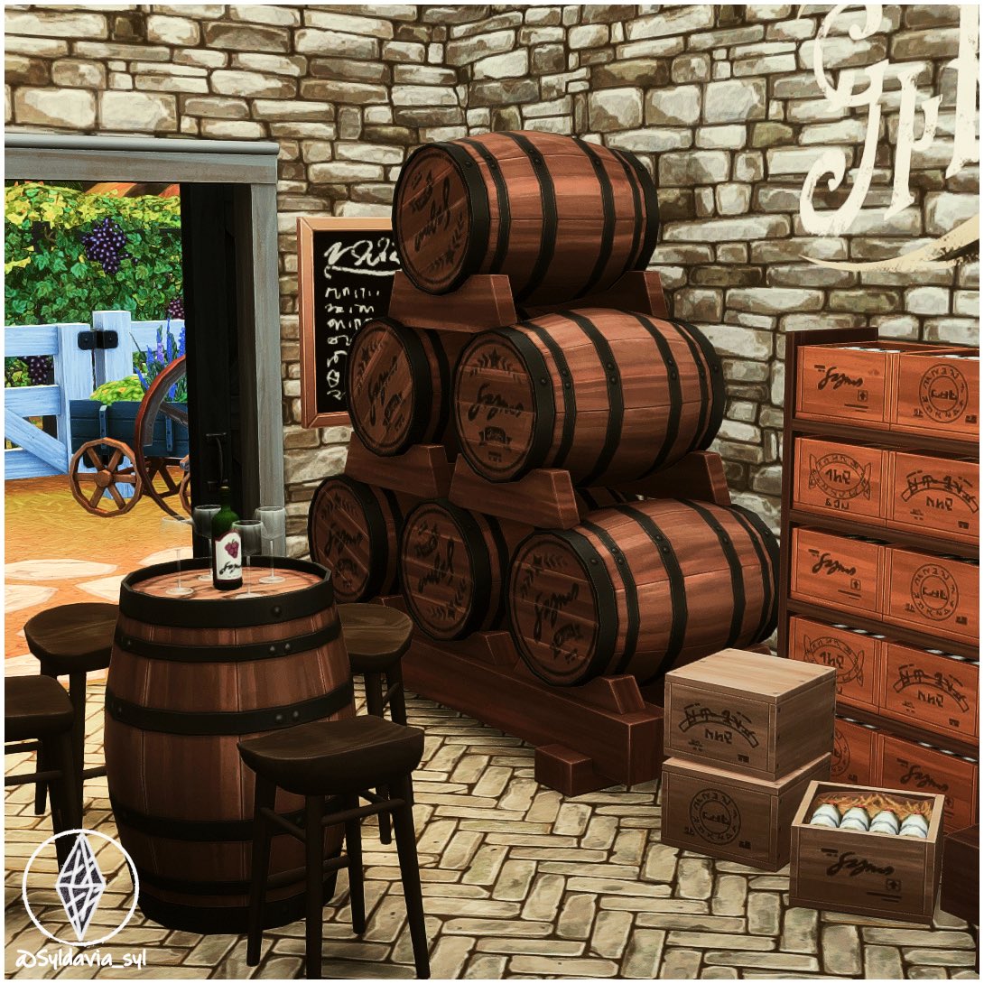 Syldavia_syl's tweet image. Unas fotitos que compartí por IG de las Bodegas Grape, el reto  mensual de #ColegasSimmers 
Tenéis el Speed Build en el canal 👇

youtu.be/QBmPtT0Sadc

#TheSims4HorseRanch