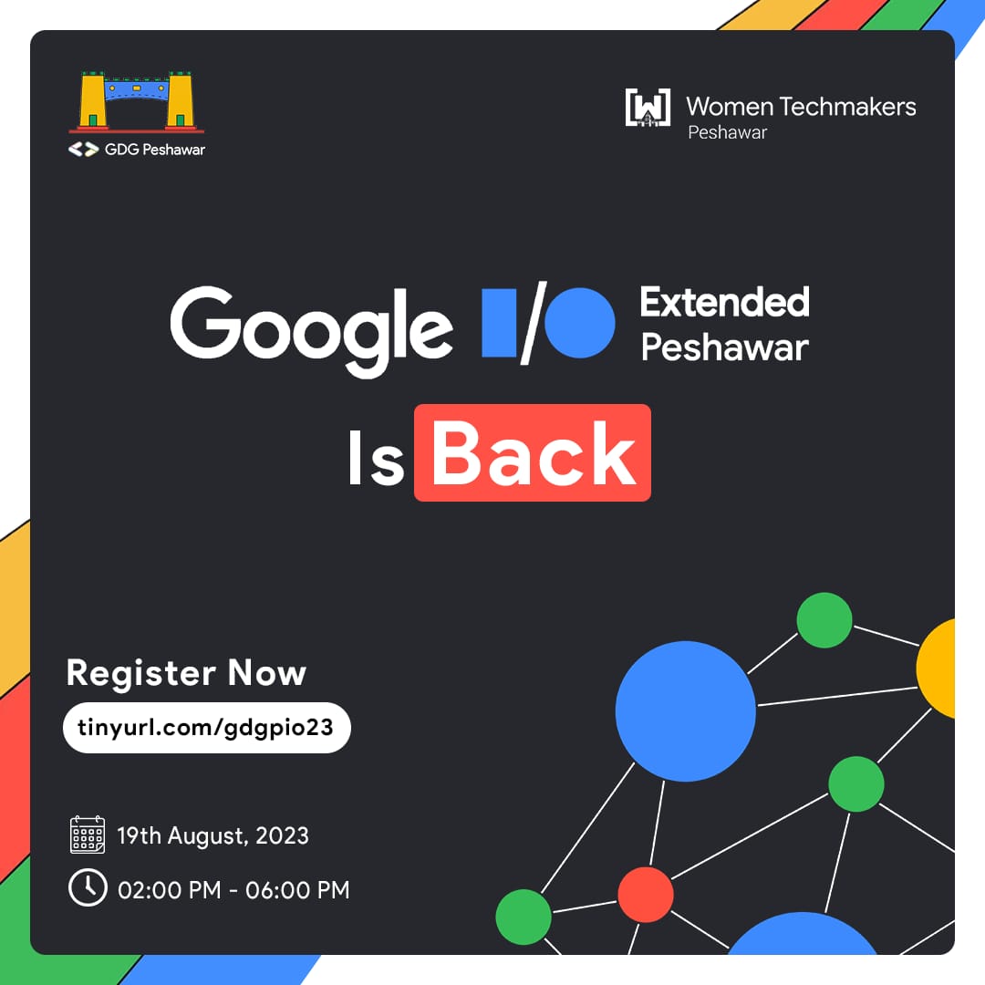 mlsa_aup's tweet photo. Another year, another I/O Extended Peshawar!🤩

GDG Peshawar is back with yet another event! Get ready to learn, network, and have some serious fun at I/O Extended Peshawar🚀

Registration Link: https://t.co/JH96eFEhnJ 

@GDGPeshawar #GoogleDevelopers #IOExtended #Peshawar #tech https://t.co/xtj5oV0PA6