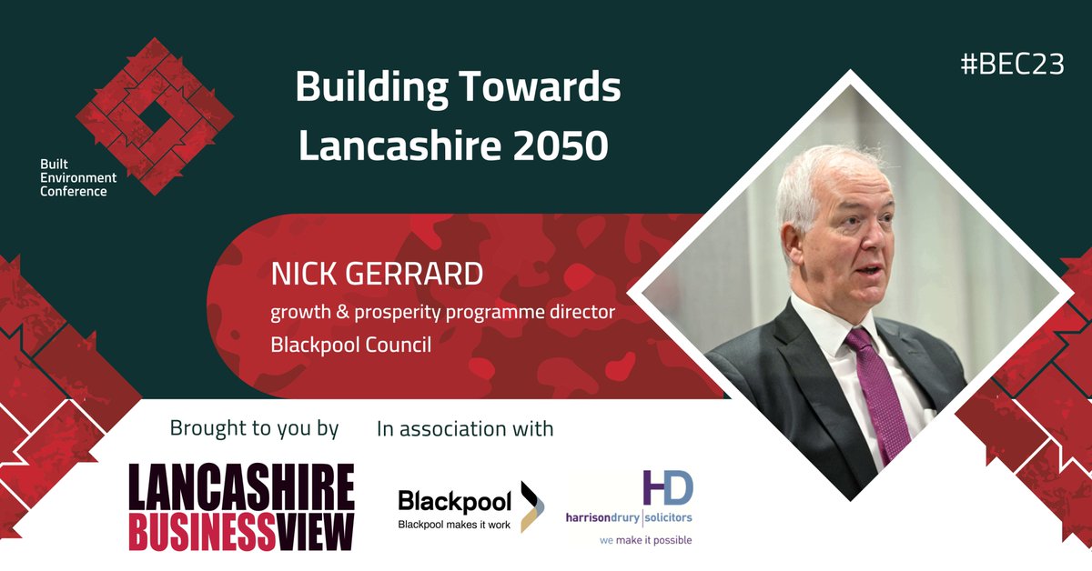BlackpoolWorks's tweet photo. Nick Gerrard, Growth and Prosperity Programme Director of Blackpool Council, will speak at the Built Environment Conference 2023 about delivering the £2bn+ transformative Growth and Prosperity programme.
Learn more and book tickets: https://t.co/XyROlNKbjW
#Blackpool #BEC23 https://t.co/VwUpdQyxaO
