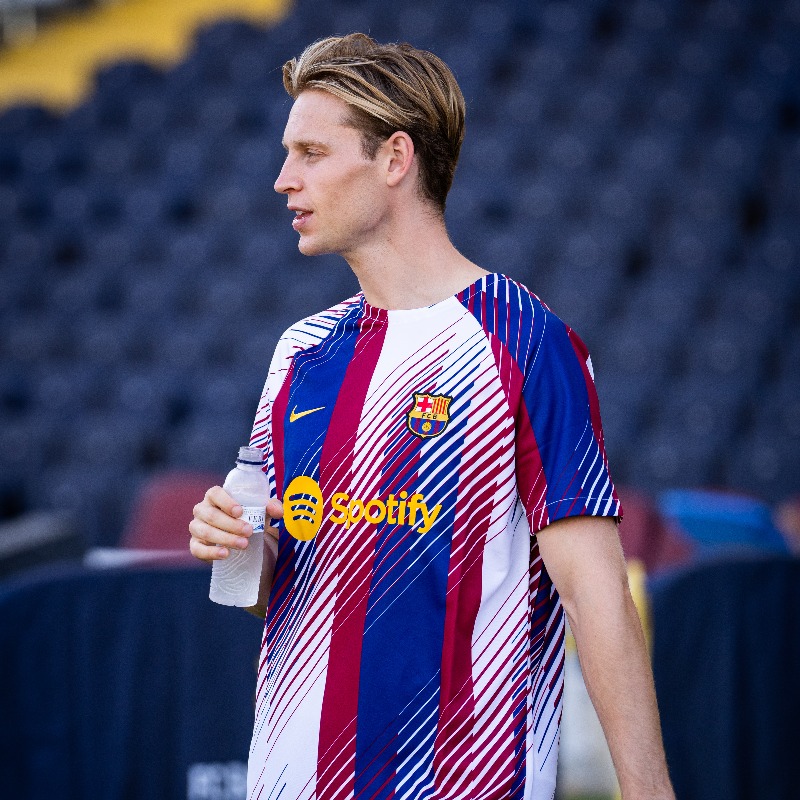 FCBarcelona's tweet photo. Thirst for victory
