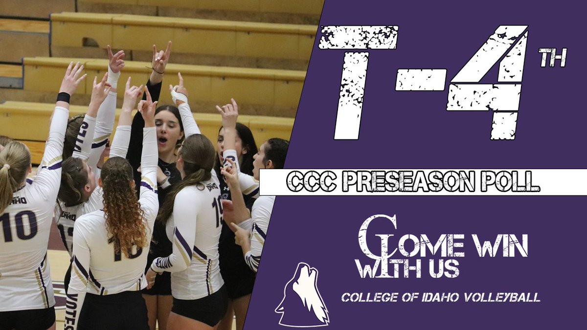 YoteAthletics's tweet photo. VB | We're 10 days away from the @YotesVolleyball season opener! The Yotes head into the season tied for fourth in the CCC preseason poll. #ComeWinWithUs https://t.co/bsnDdiFdWC