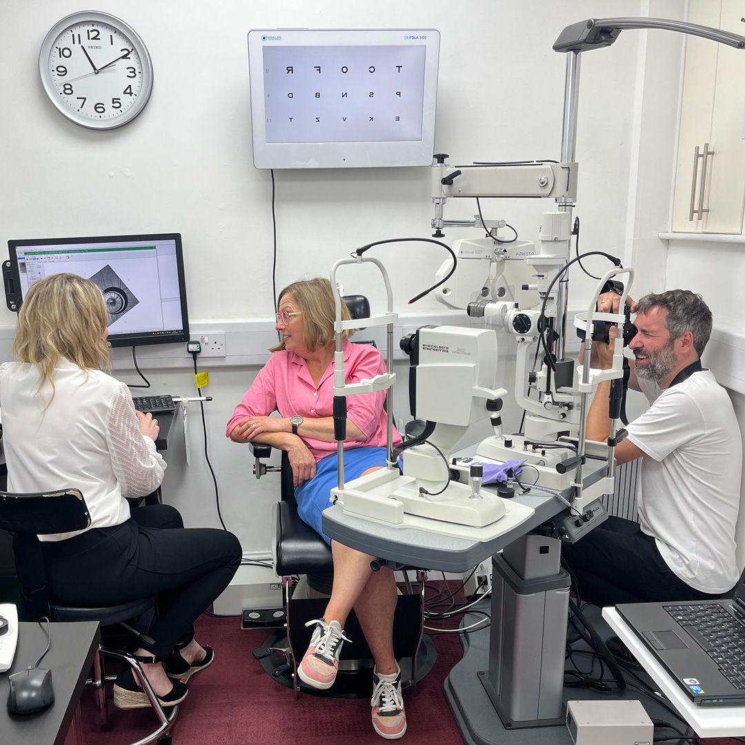 In the upcoming edition of OT, we explore how eye care is being transferred from the hospital to the High Street. Take a look at a few #BehindTheScenes snaps from our front cover photoshoot 👇. #OT <a href="/kenyonopticians/">Kenyon Opticians</a>