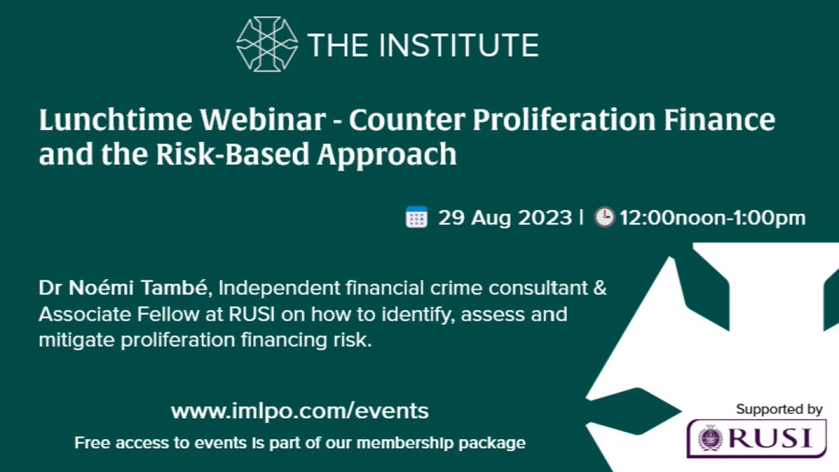 Institute of Money Laundering Prevention Officers tweet media