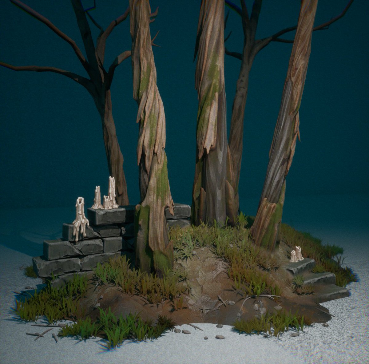 GforGannon's tweet photo. Made a spooky tree trunk yesterday👻 https://t.co/8oabosrwGs