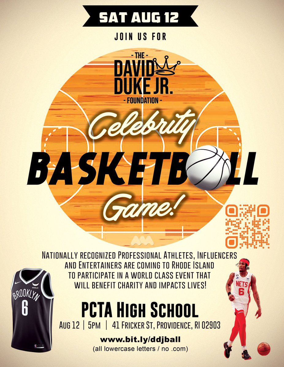 daviddukejr's tweet photo. Providence we going craaazzzyyyy this weekend 🔥🔥🔥 

Link in Bio to get your early bird tickets, do NOT miss out on this one! 

This is just a glimpse of the guest list for the weekend 

Tag a friend👀

LETS GO! 🏌🏽‍♂️⛹️

any questions, feel free to email inquiries@daviddukejr.com https://t.co/5XDaIZqtw0
