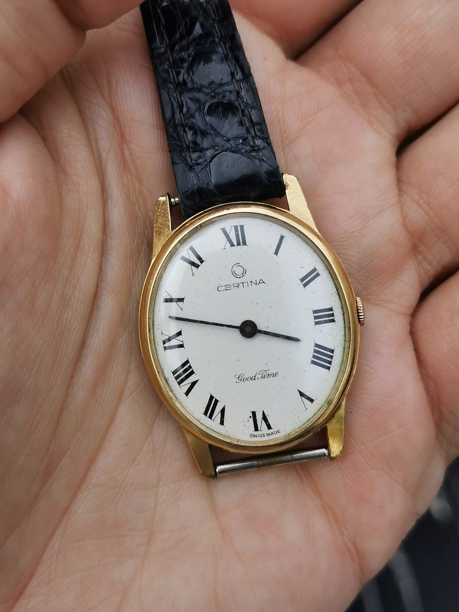 BelleMecanique_'s tweet image. Première fois que je croise une #Certina Good Time en dehors de la mienne 

La couronne n'était pas d'origine donc je ne l'ai pas prise... 😒