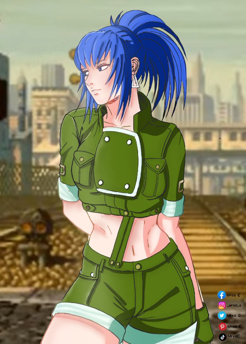 fskr26280210's tweet photo. Sigo practicando pintar, juaz juaz, ahora tocaba pintar a un personaje de cabello azul y piel blanca, asi que pinte a Leona de The King of faithers

#leonakof #KOF #LeonaHeidern #dibujodigital #drawingcolor #drawingdigital #digitaldrawing https://t.co/1lZlGrDgiB