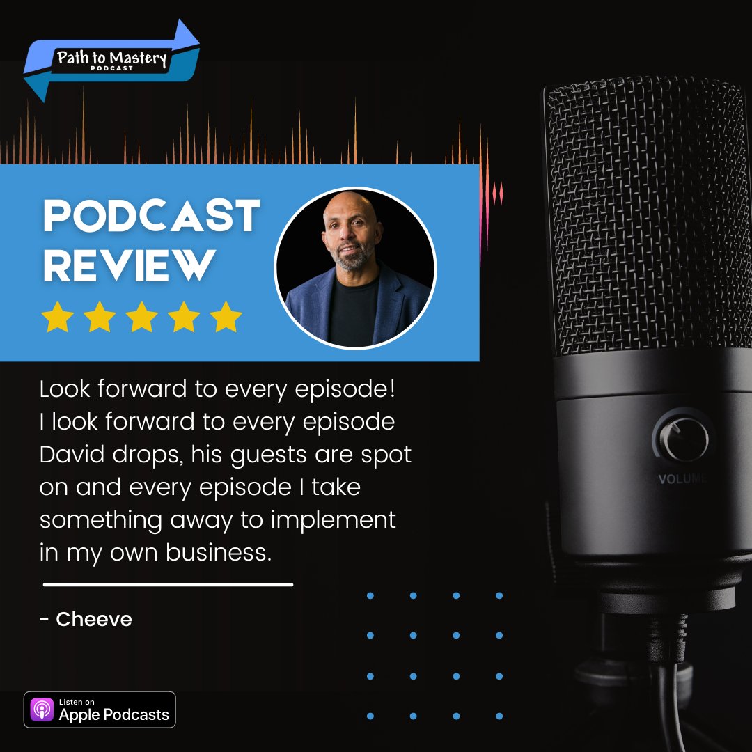 davidihill's tweet image. With each new episode, anticipation heightens among the audience. The show curated by David continues to feature impeccably chosen guests, delivering invaluable business insights #pathtomasterypodcast