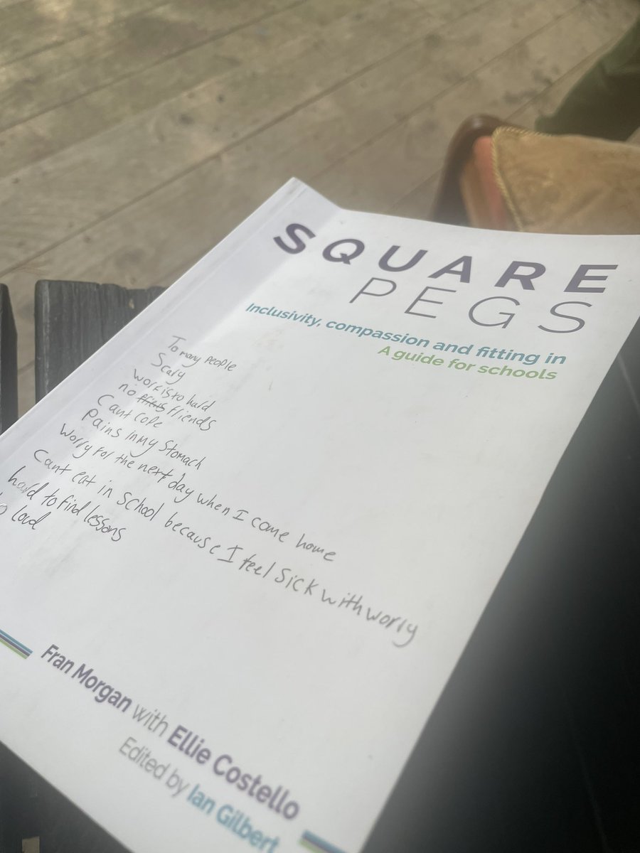 Didn’t think this was going to be my holiday page turner, but it is! Thank you 😊 
#squarepegs
#inclusion