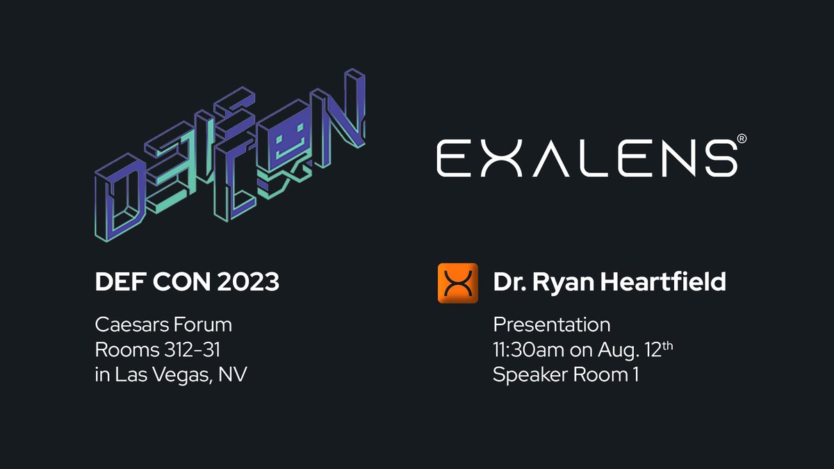 🚨 We are heading to DEF CON! 🛫 @YINCDWR is presenting 'Cyber-Physical Detection and Response: A New Paradigm in IACS Monitoring and Security' so be sure to come check it out! 📍Caesars Forum - Speaker Room 1 🕦11:30 am on Aug. 12th See more: zurl.co/AWYZ #defcon