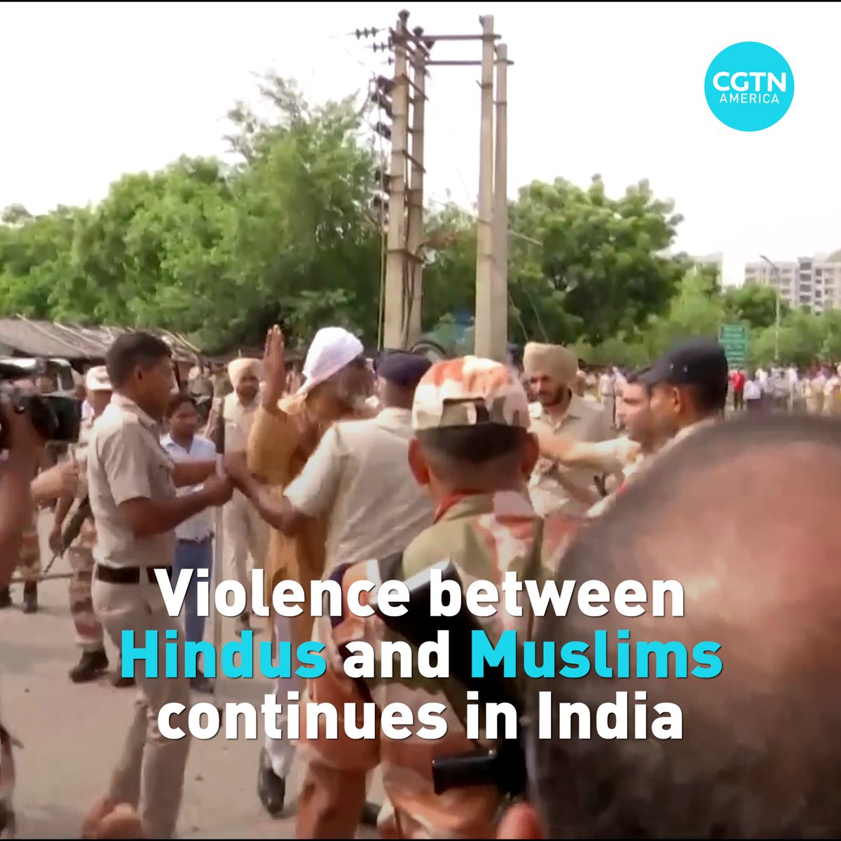 cgtnamerica's tweet photo. An Indian court has asked whether the demolition of homes and businesses of mainly Muslim residents in the northern state of Haryana was โan exercise of ethnic cleansing.โ https://t.co/ZACtzQgJCL