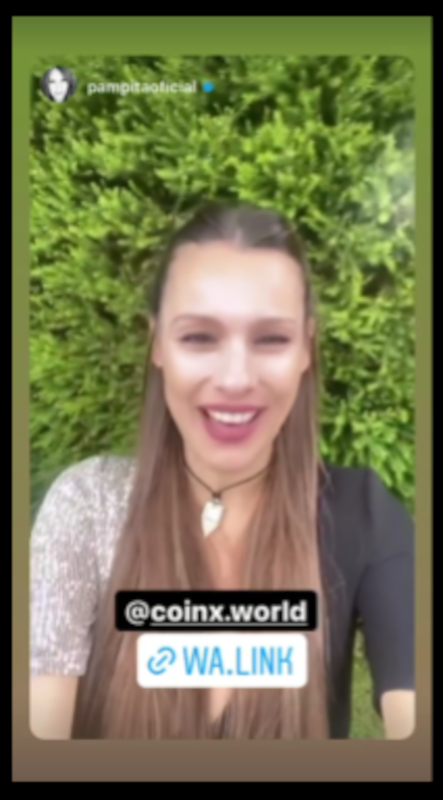 mis2centavos's tweet photo. Pampita promocionó a #CoinX, #VayoCoin, #GeneraciónZoe y al marido. https://t.co/zuLVyIkRwH