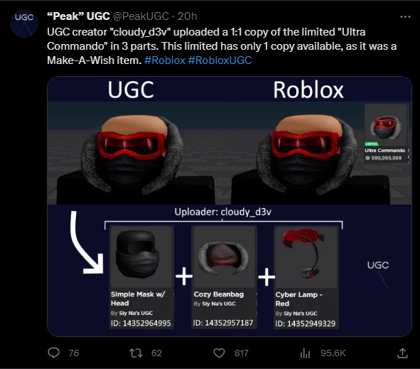 Roblox Trading News on X: Since a lot of stuff got posted; I've