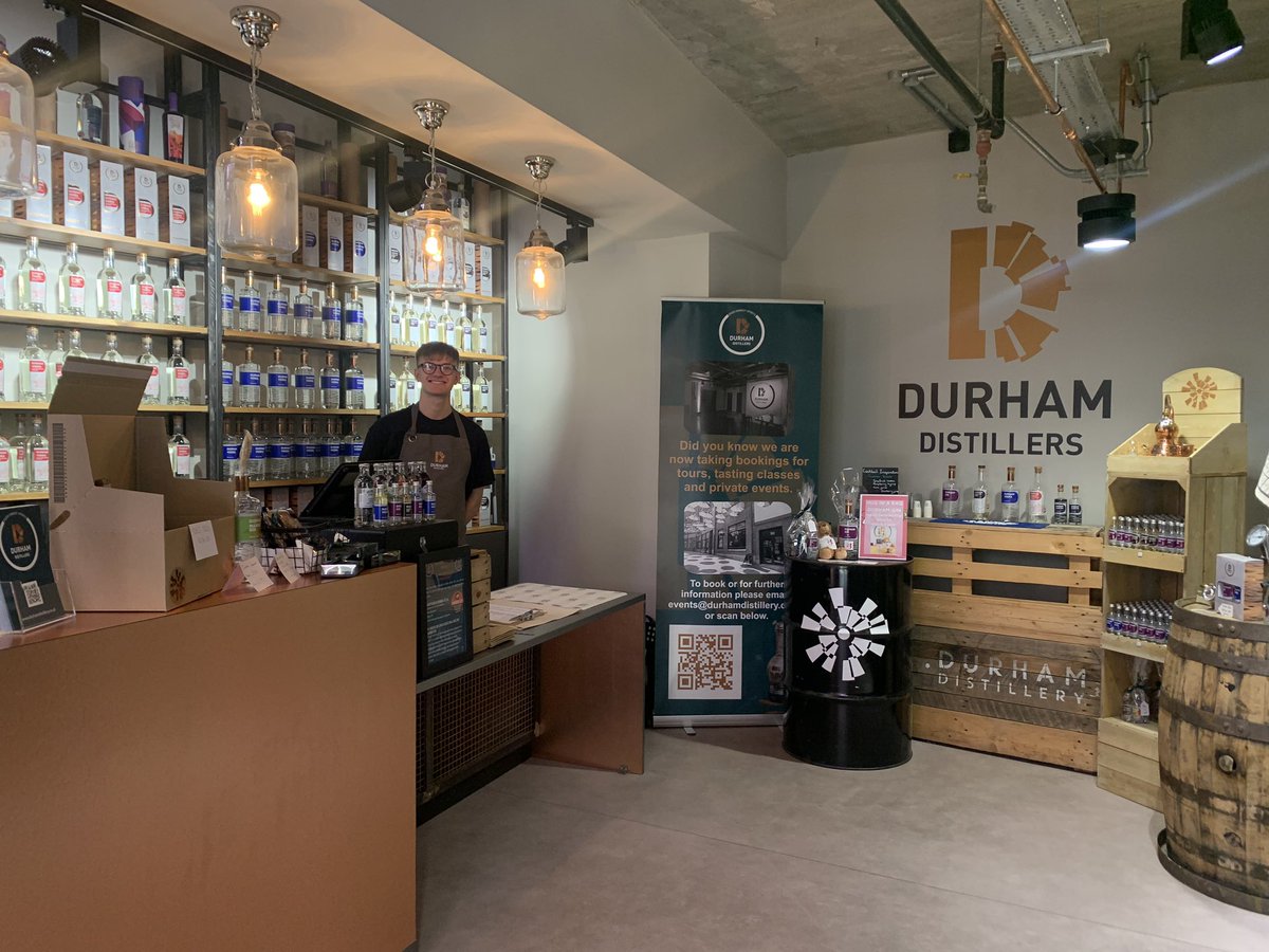 Durham_Business's tweet photo. Drinks are chilling🍸ready to welcome members to the fabulous @DurhamDistilUK 🍸 https://t.co/2KwpzEgnep
