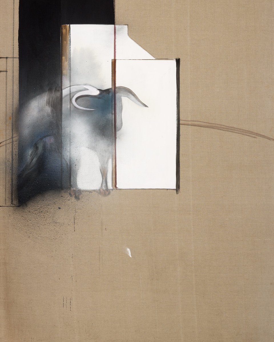 'Study Of A Bull', 1991
Oil, aerosol paint and dust on canvas
78 x 58 in. (198 x 147.5 cm)

#fineart #catalogueraisonee #oiloncanvas