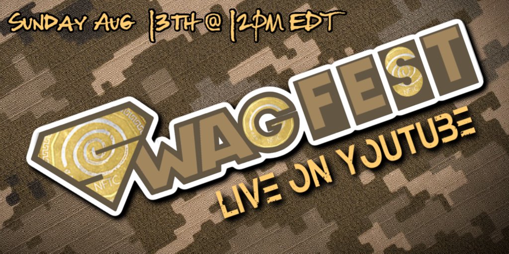 TUNE IN THIS SUNDAY FOR THE SWAGFEST FINALE!

🔥HUGE GIVEAWAYS
🔥MULTIPLE PROJECT FOUNDERS
🔥SPECIAL GUESTS

youtube.com/watch?v=p52Hz5…

Don't Miss The Biggest CNFT Celebration of The Summer!

🤑WIN 50 ADA🤑
-❤️ &amp; RT
-Tag 3
Follow us &amp; <a href="/LadSwag1/">LadSwag - cNFT 🪖🎖🇬🇧</a> 

WINNER ANNOUNCED LIVE SUNDAY!