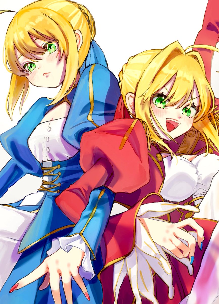 aki_non's tweet photo. 青と赤どっちも好き
#fgo 
#FGO 
#FGO8周年だし推し鯖見せ合おうぜ https://t.co/ULabK4R3ZN