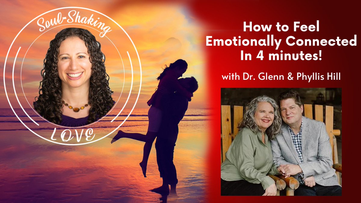 CoachValGreene's tweet photo. In this episode of the Soul Shaking Love Podcast, I interview Dr Glenn &amp; Phyllis Hill about their 4 minute tool that helps couples reignite emotional connection and rekindled their steamy sex lives!

YouTube: https://t.co/nfiqob7PvR
My website: https://t.co/h890fyETDH https://t.co/1I2L6Wi39f