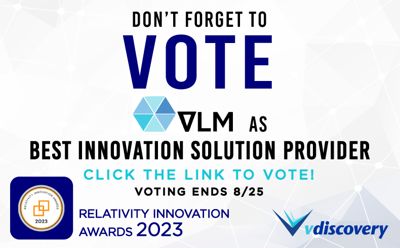 vdiscovery's tweet photo. Click here to vote! https://t.co/Vx65SrBeiC #RelativityFest #eDiscovery #legaltech #legaltechnology #litigationsupport #LegalOperations #legalservices #litigation #LegalSupport https://t.co/PDYyDdPPRc