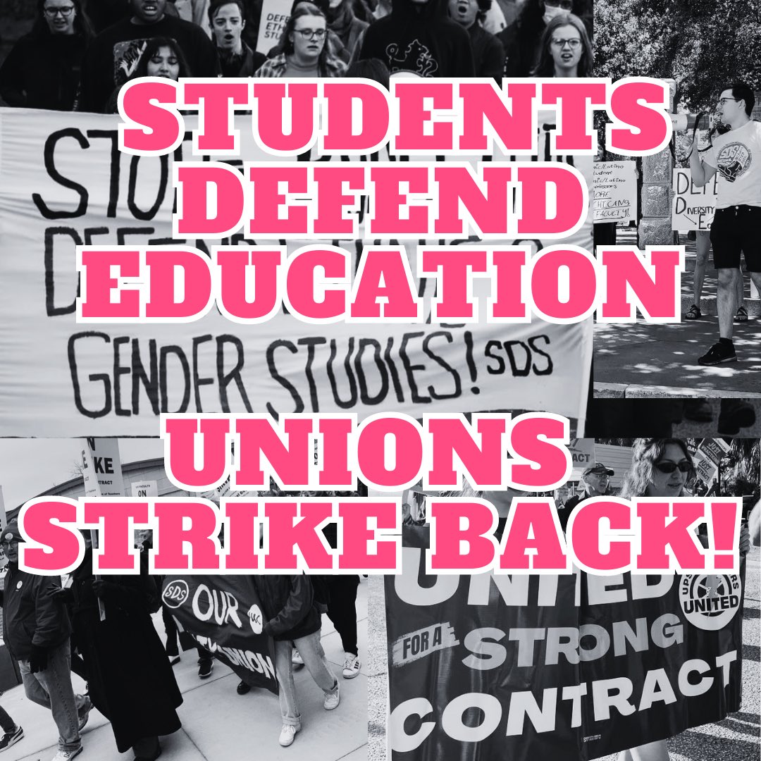 National SDS tweet media