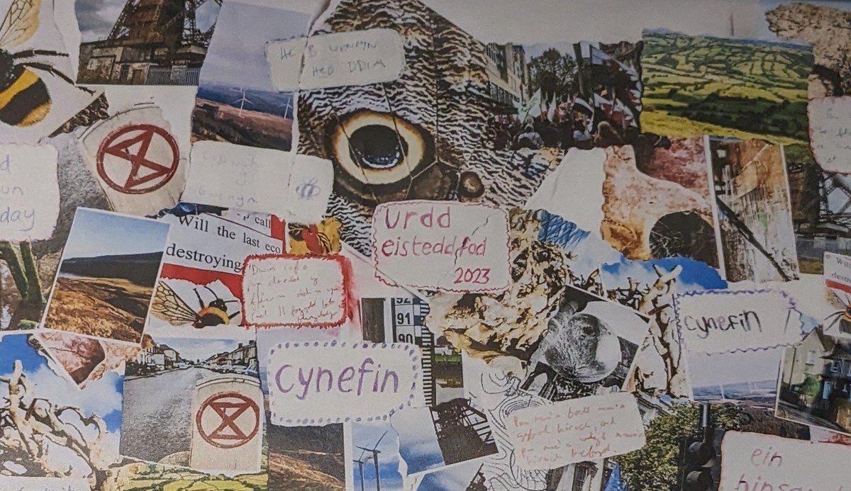 Enjoyed <a href="/opticswansea/">opticswansea</a> exhibition 🗺️ which uses a refreshing and creative approach to think about climate change.

💭 The exhibition highlights memories, stories, fears and aspirations through comics, collages, and photos.

📍 <a href="/TaliesinSwansea/">Taliesin Arts Centre</a> <a href="/SwanseaUni/">Swansea University</a>  
🗓️ Until 29th September