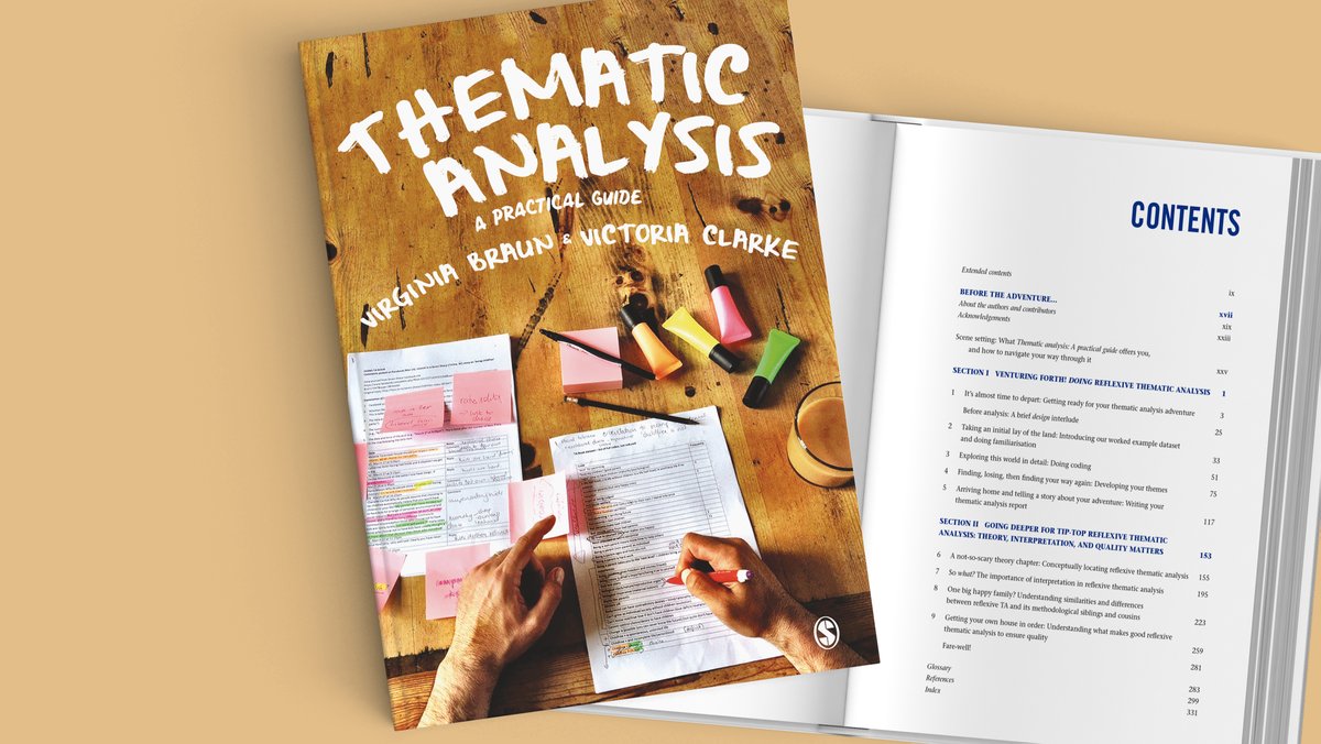 “We wanted to write a text that wasn’t full of ableist language.”

Hear from @ginnybraun and @drvicclarke about their experience, work, and the writing process behind their award-winning textbook, ‘Thematic Analysis’: ow.ly/ovR650PjJo8 

#Psychology #ThematicAnalysis