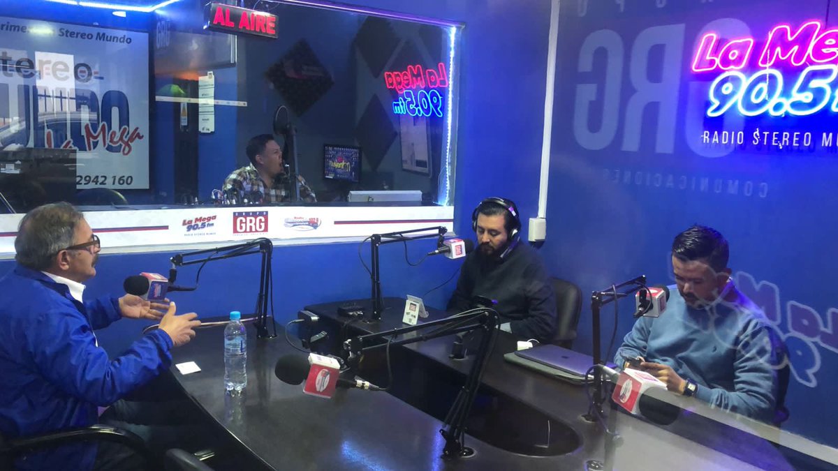 bedranitalo's tweet photo. #Entrevista Hoy en Radio Stereo Mundo 90.5 FM @lamega_rio

“Nuestro principal objetivo será acabar con la inseguridad”. https://t.co/V67TJM0xY2
