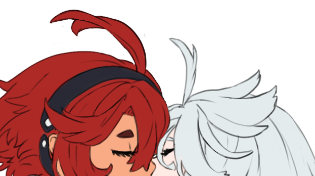 ミオリネ・レンブラン ,スレッタ・マーキュリー 「Hmmm...  (WIP)」|Gamu 🐠✨🌸のイラスト