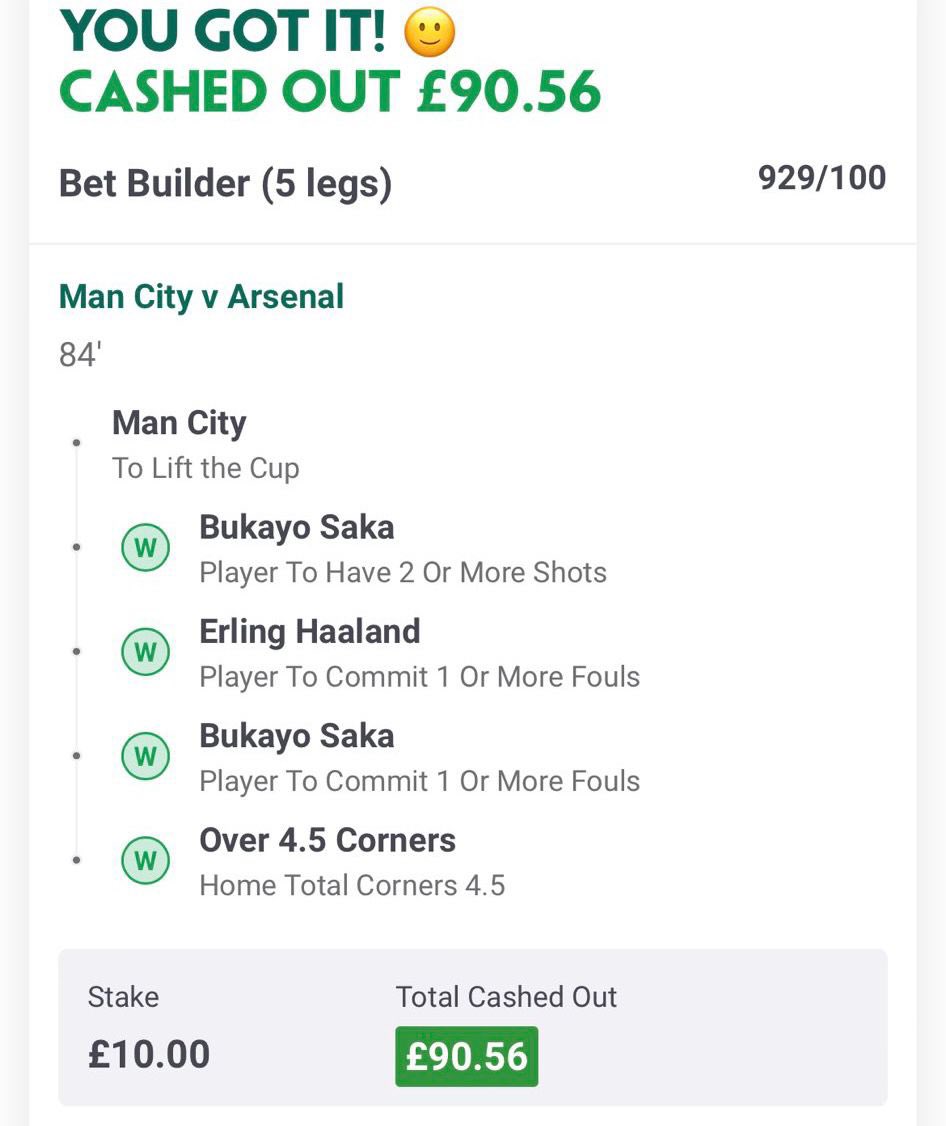 RT <a href="/yourleilaboo/">Leila 💃🏻</a>: Nice win on Sunday! ??

Thanks for your help <a href="/AndyRobsonTips/">🎩 Andy’s Football Tips</a>, same again this week? ??