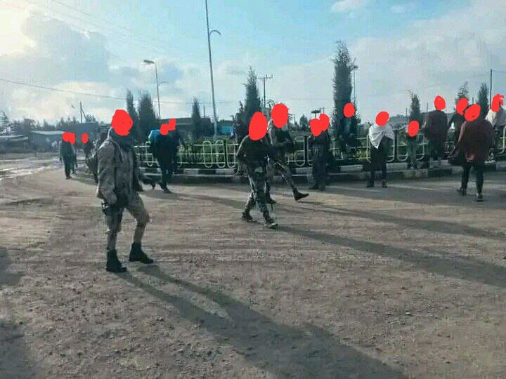 TheDejazmach's tweet photo. [Update Aug. 8/23] #Fano have taken control of #MehalMeda &amp; the local Prosperity Party structure has been demolished &amp; replaced with an interim peoples' administration.

📍Menz Gera Midir woreda, North Shewa zone, #Amhara region, #Ethiopia
#WarOnAmhara #AmharaResistance https://t.co/vEWULXzjSl