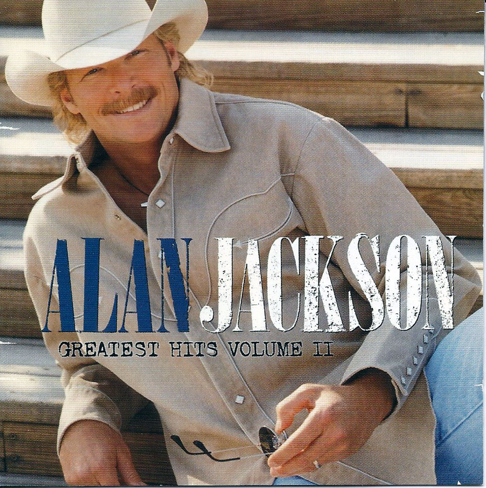 A dear friend of mine bequeathed me an entire collection of CDs, left by his sister.  Included is one by <a href="/OfficialJackson/">Alan Jackson</a> --Alan Jackson==--the CD entitled "Greatest Hits Volume II."  My favorites, so far, are "Where Were You When the World Stopped Turning?" and "Remember When?"