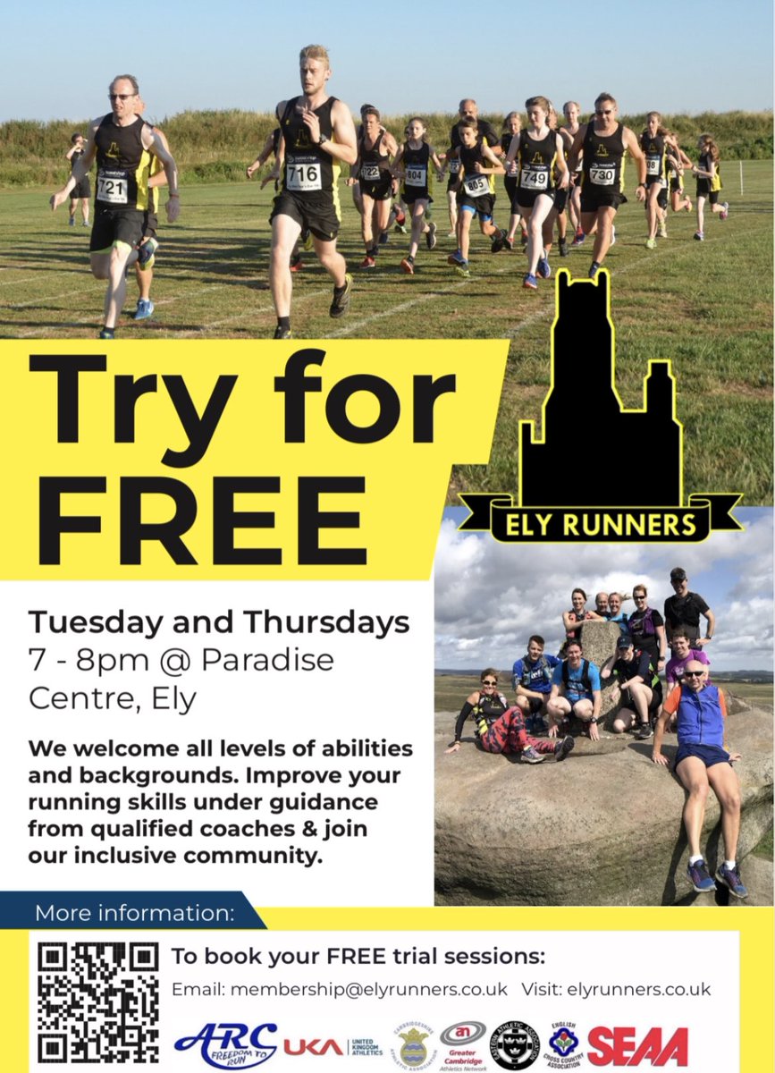 Your local running club is very inclusive! Try us for free! 

@ElyIslandPie <a href="/SpottedInEly/">Spotted In Ely</a> <a href="/elyheroes/">Ely Hero Awards</a> <a href="/Ely_News/">Ely News</a> <a href="/elystandard/">Ely Standard</a> <a href="/RunnersEly/">Ely Runners Beginners.</a> #Ely #Running <a href="/ParadiseCentre/">The Paradise Centre</a>