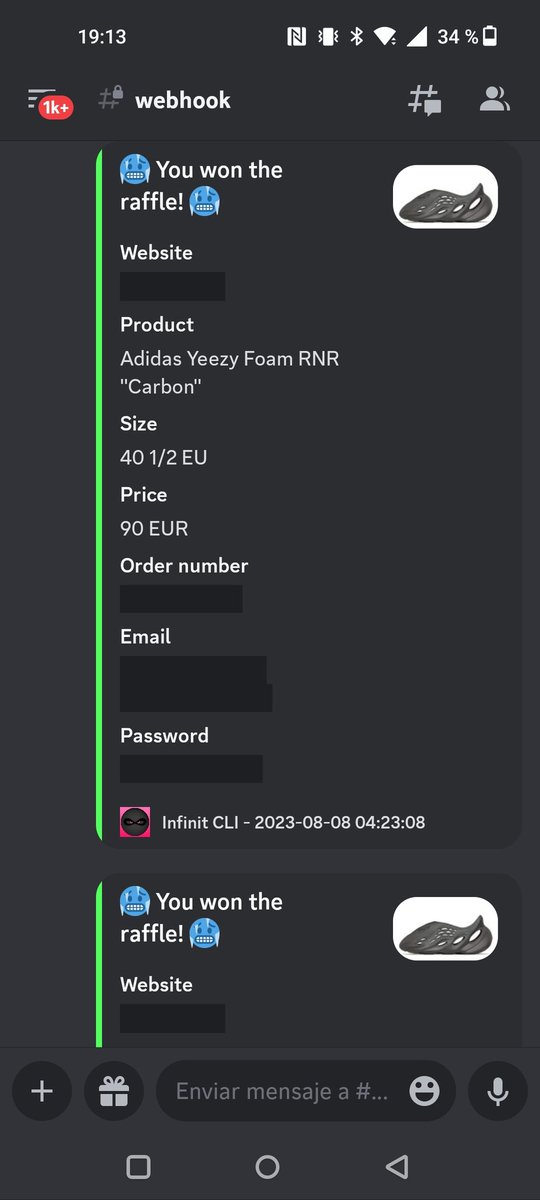 X5 foam runner @InfinitBot @Marsproxies @LimitlessAll_ @projectZtech @Nootify