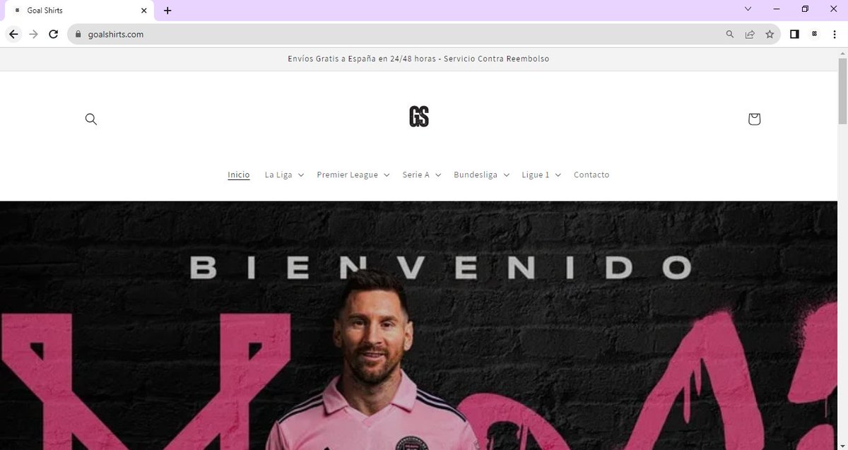 ¿Cómo comprar camisetas en <a href="/GoalShirtss/">Goal Shirts</a>?

Muy sencillo, tienes dos opciones:

1. A través de goalshirts.com, pudiendo comprar a contrareembolso o a través de transferencia/bizum.

2. Por Mensaje Directo a nuestro Twitter, dónde la atención será inmediata.