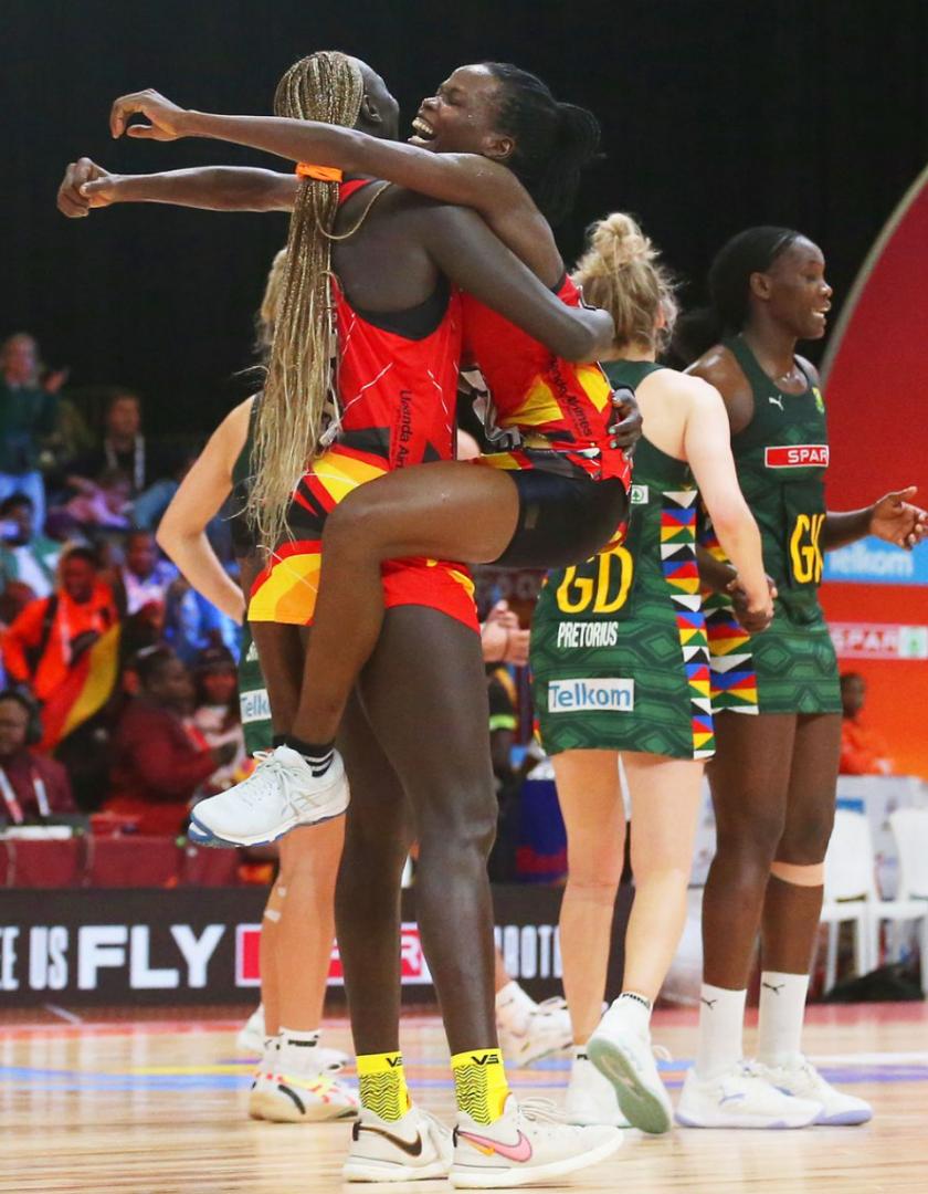 AfricaFactsZone's tweet photo. Uganda's Netball Team, She Cranes beat South Africa 49-47 to finish 5th at the 2023 Netball World Cup in South Africa.

They are now ranked number 1 in Africa. https://t.co/3jownLbbOB